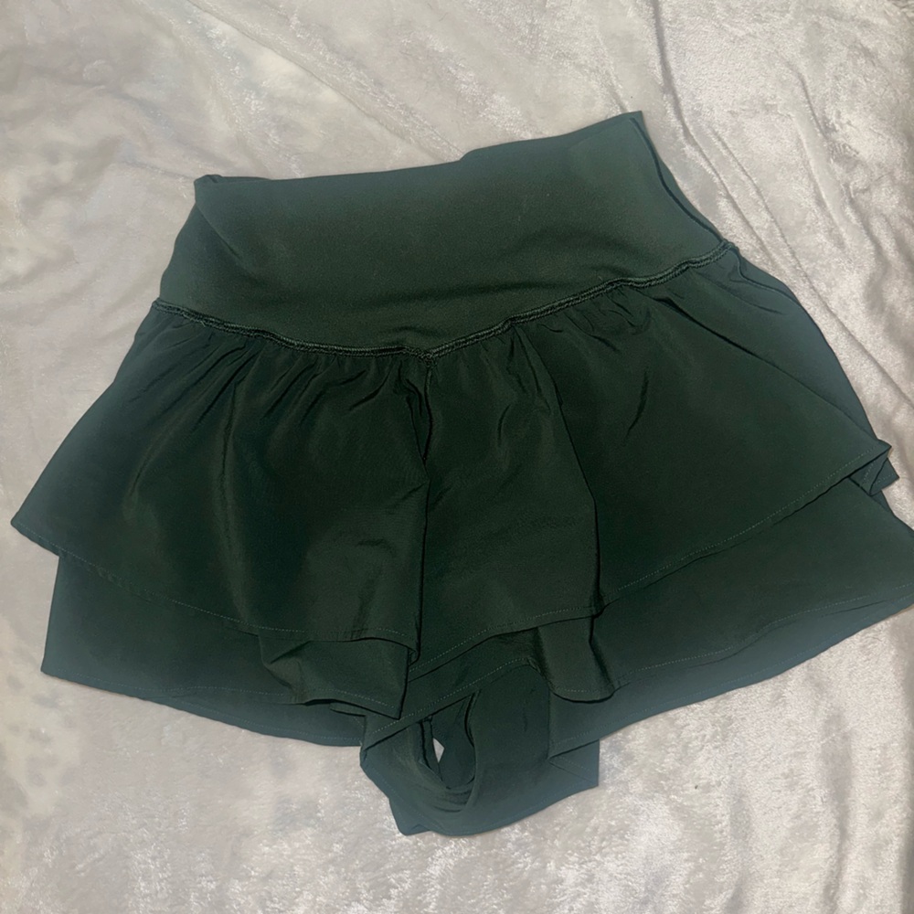 Aerie Dark Green Athletic Shorts